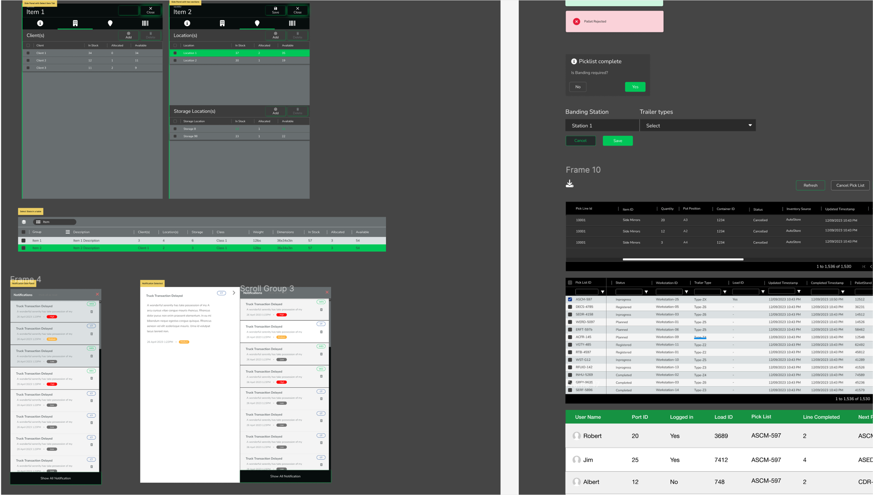 Component List Creation Process