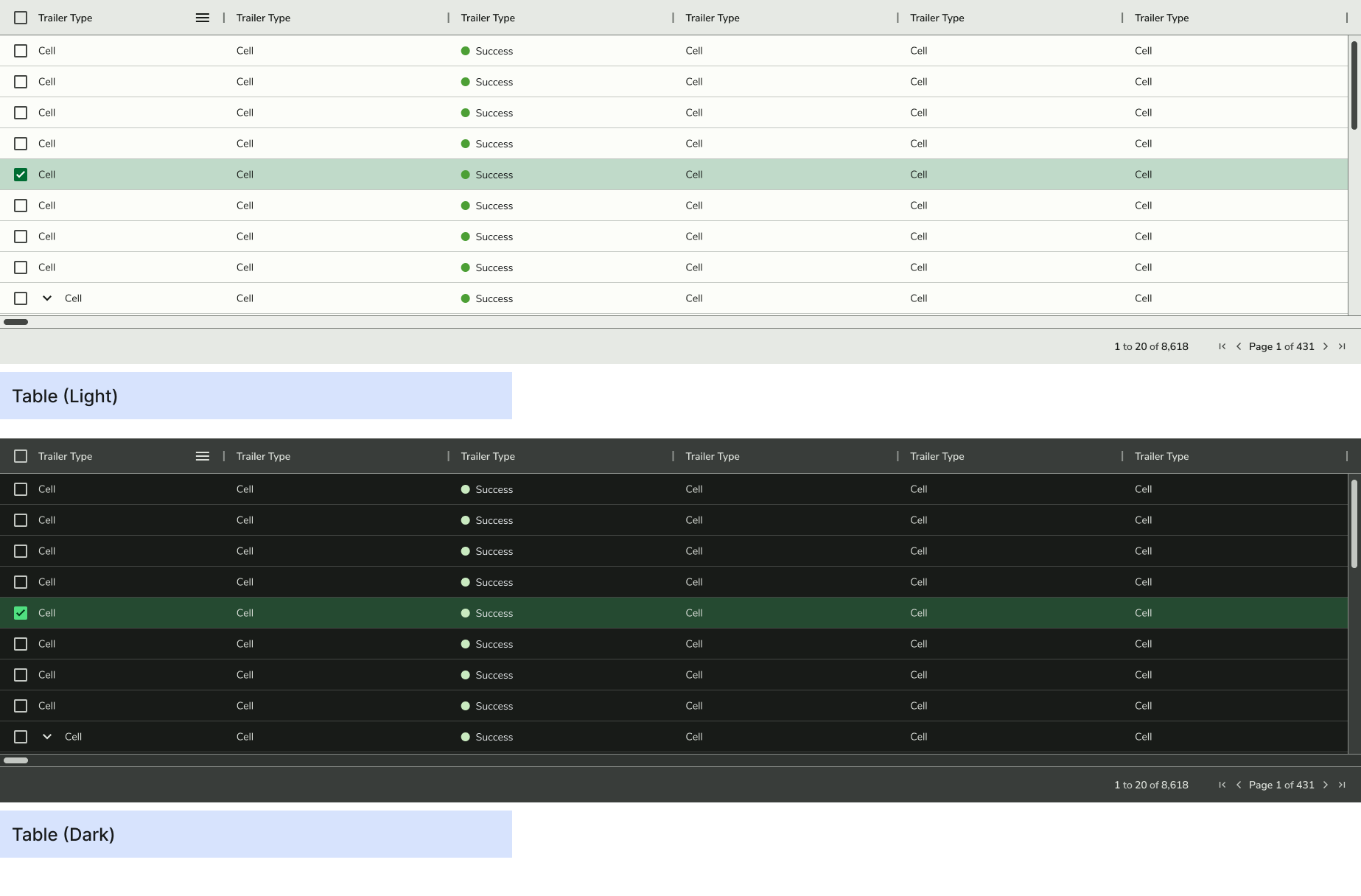 AG Grid Component Alignment