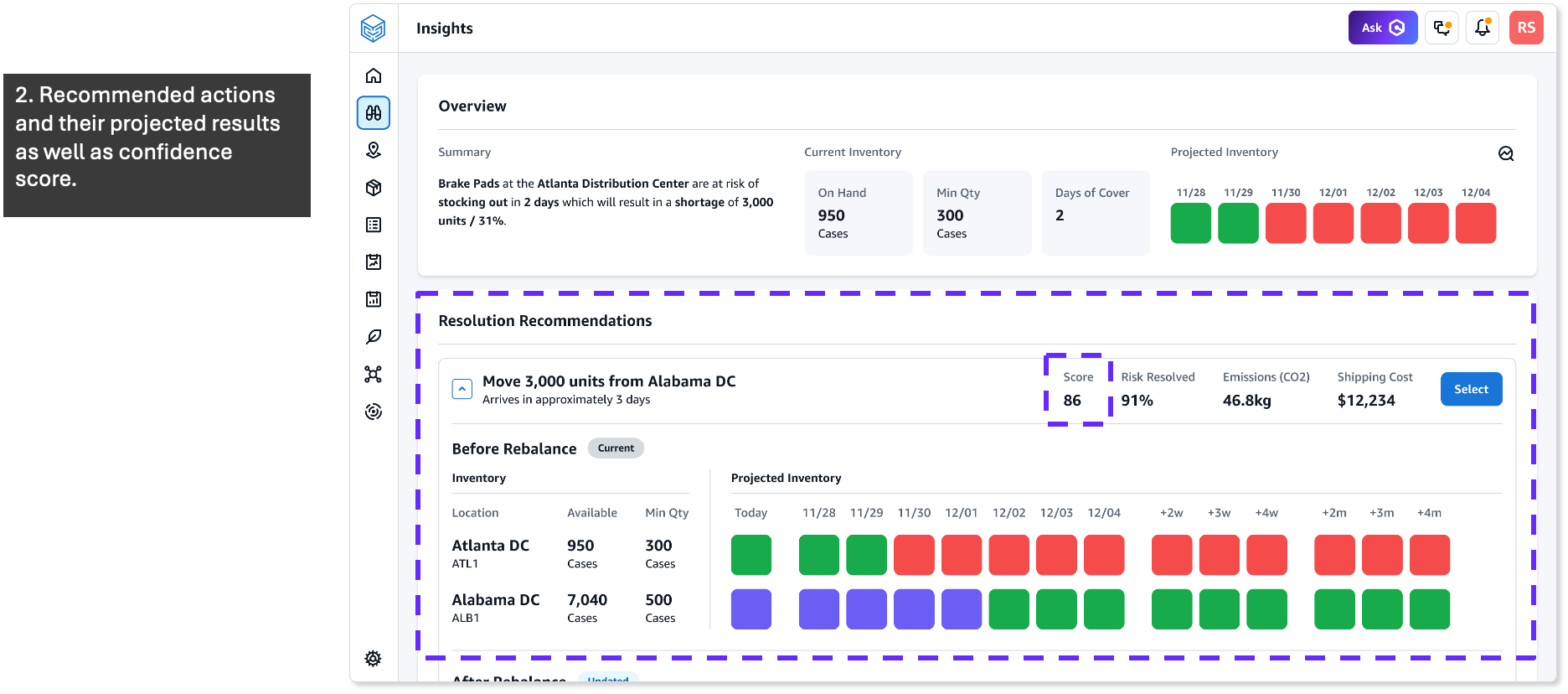 AWS Supply Chain Interface 2