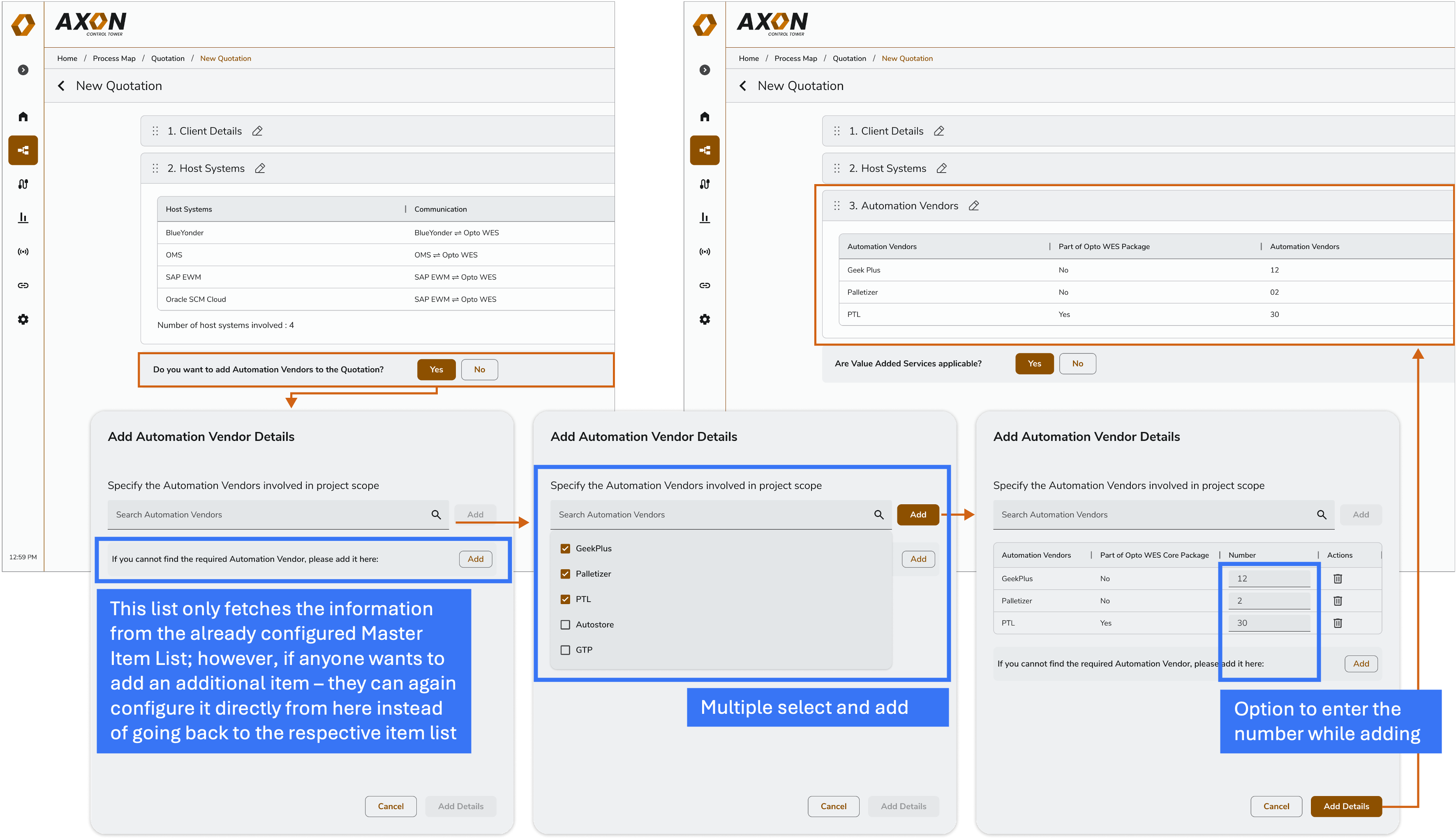 Data Entry Interface